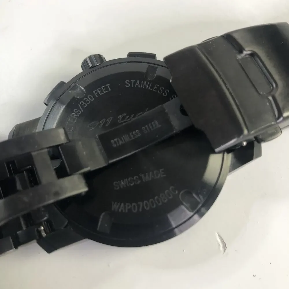 Rare Porsche Design 911 Turbo S Classic Chronograph Watch Black Limited Edition